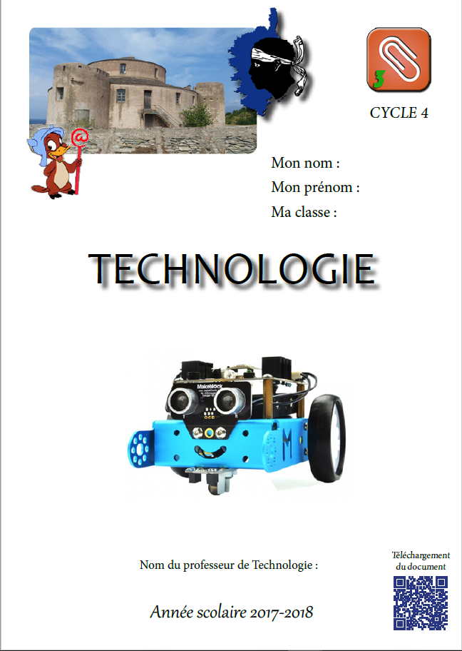 Page de garde 3ème Saint-Florent 2017-2018